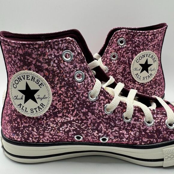 Converse Chuck Taylor All Star | High Top | Orchid Abyss/Egret Women's 8 | NWOT - Picture 6 of 9